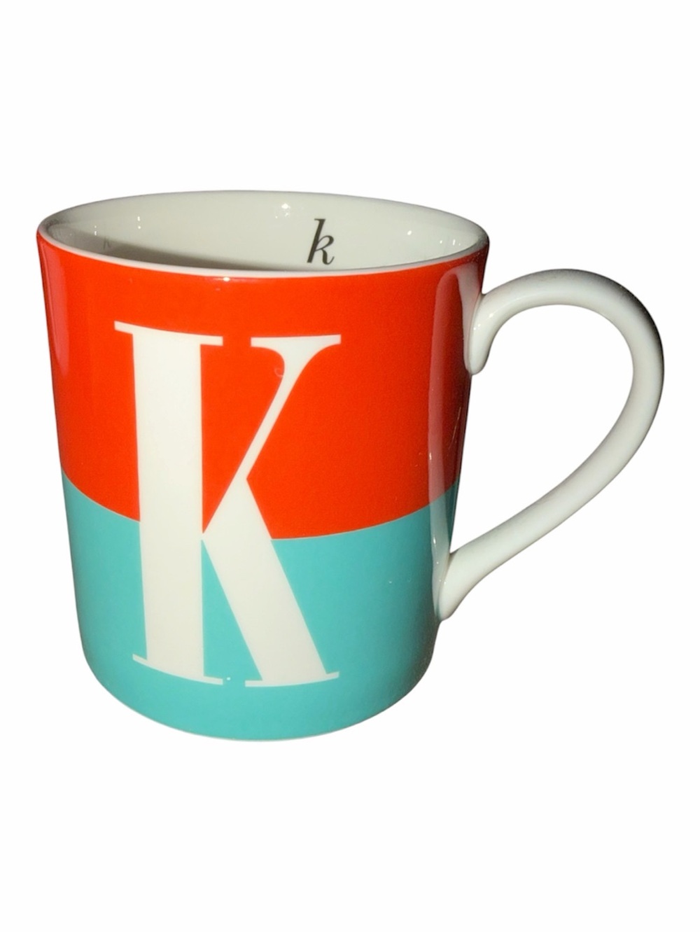 🔥 🔥 Monogram Initial K Mug & Coaster Set Bundle - Picture 4 of 5